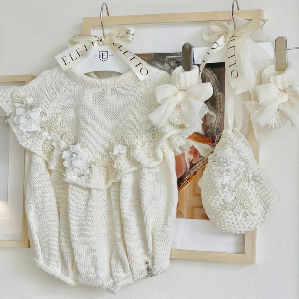Sweater set for baby photoshoot
